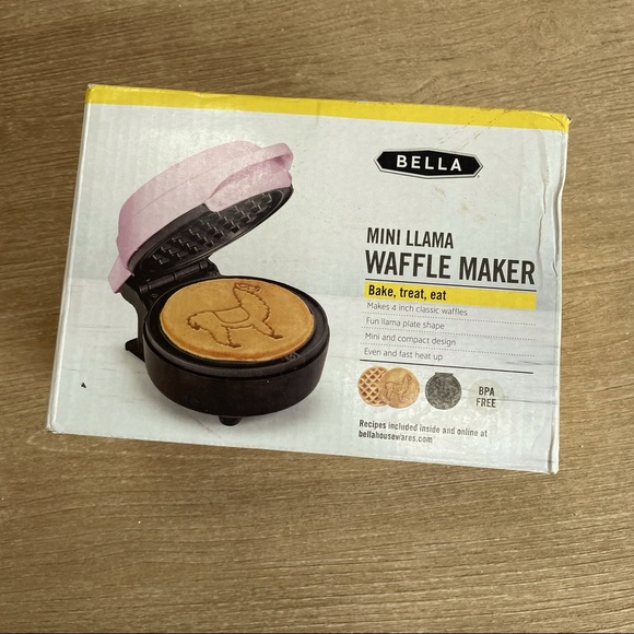 bella mini waffle maker unicorn